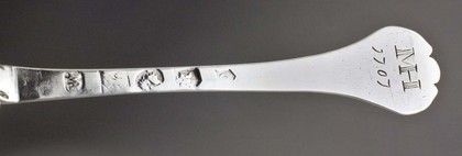 Provincial Brittania Silver Trefid Spoon - Exeter